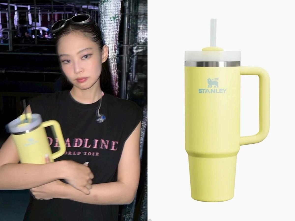 Stanley經典水壺。(圖/翻攝自IG@jennierubyjane、Stanley)