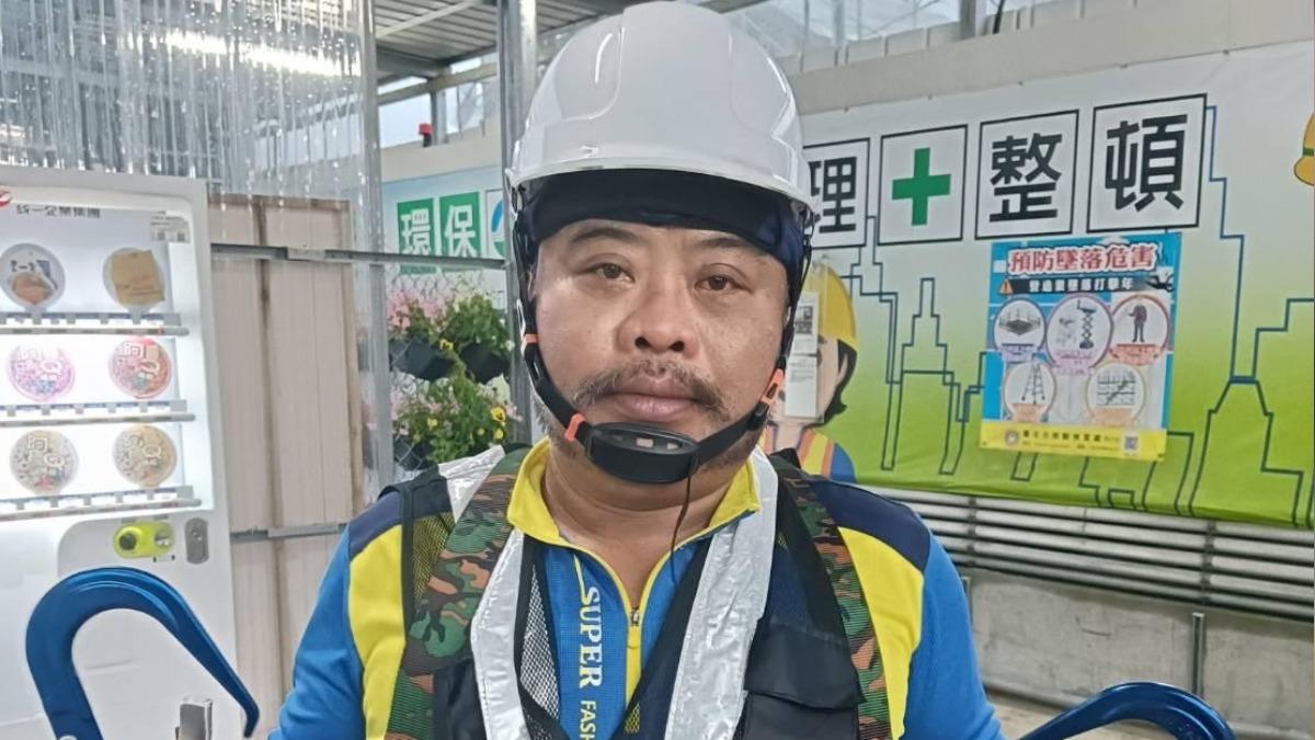 巴大雄目前是工地的小工頭。(圖/巴大雄提供)