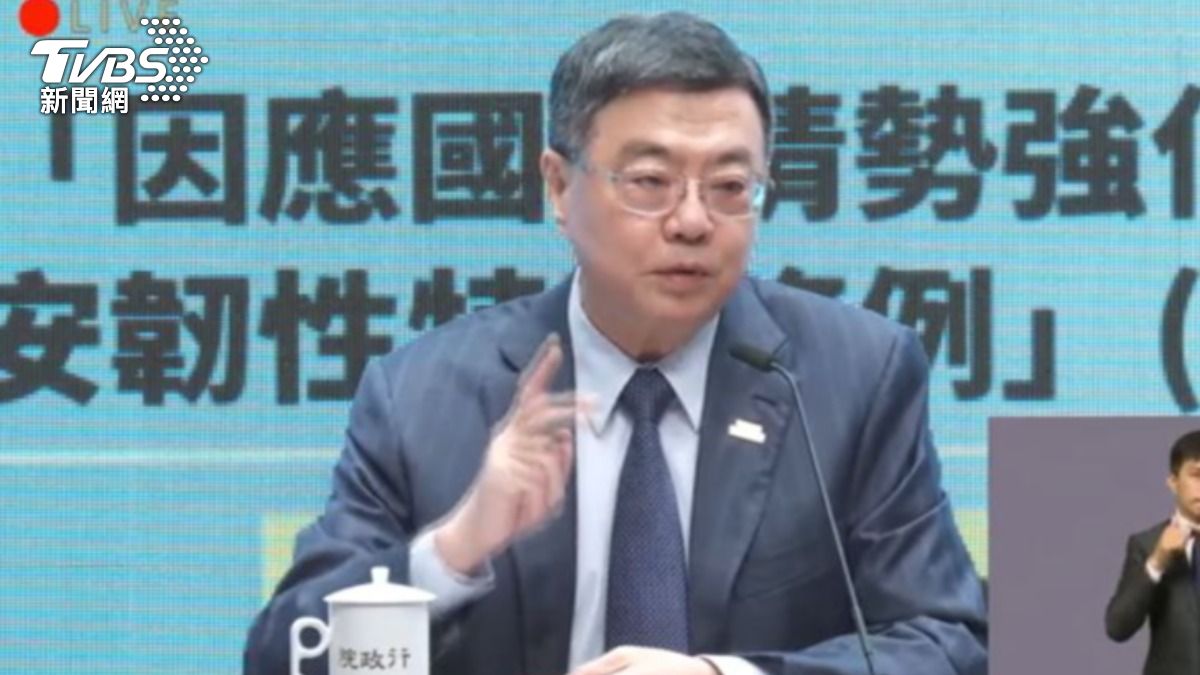 行政院長卓榮泰。(圖/TVBS)