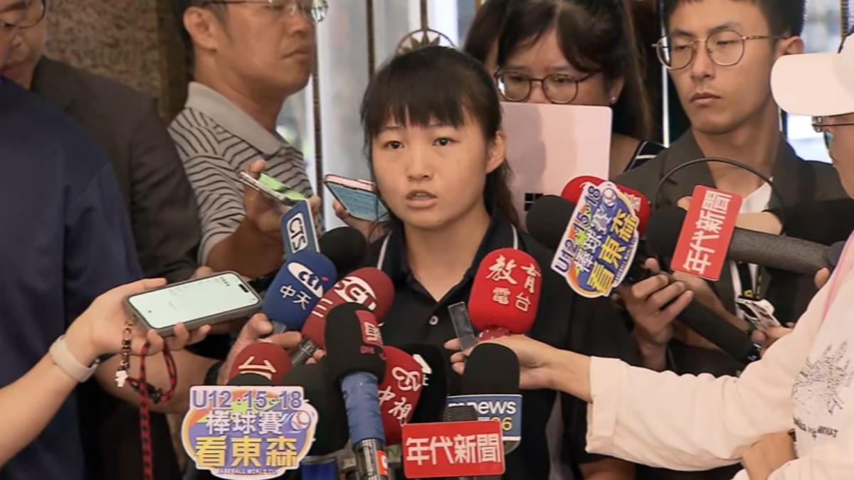 台師大女足抽血受害學生簡奇陞表示,若校方、教練真誠道歉,絕對會原諒。(圖/TVBS)