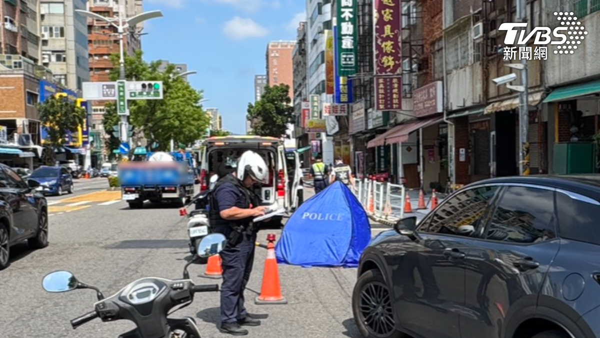 大貨車輾斃高雄78歲翁!遺體變形斷腿 妻子趕現場認屍崩潰