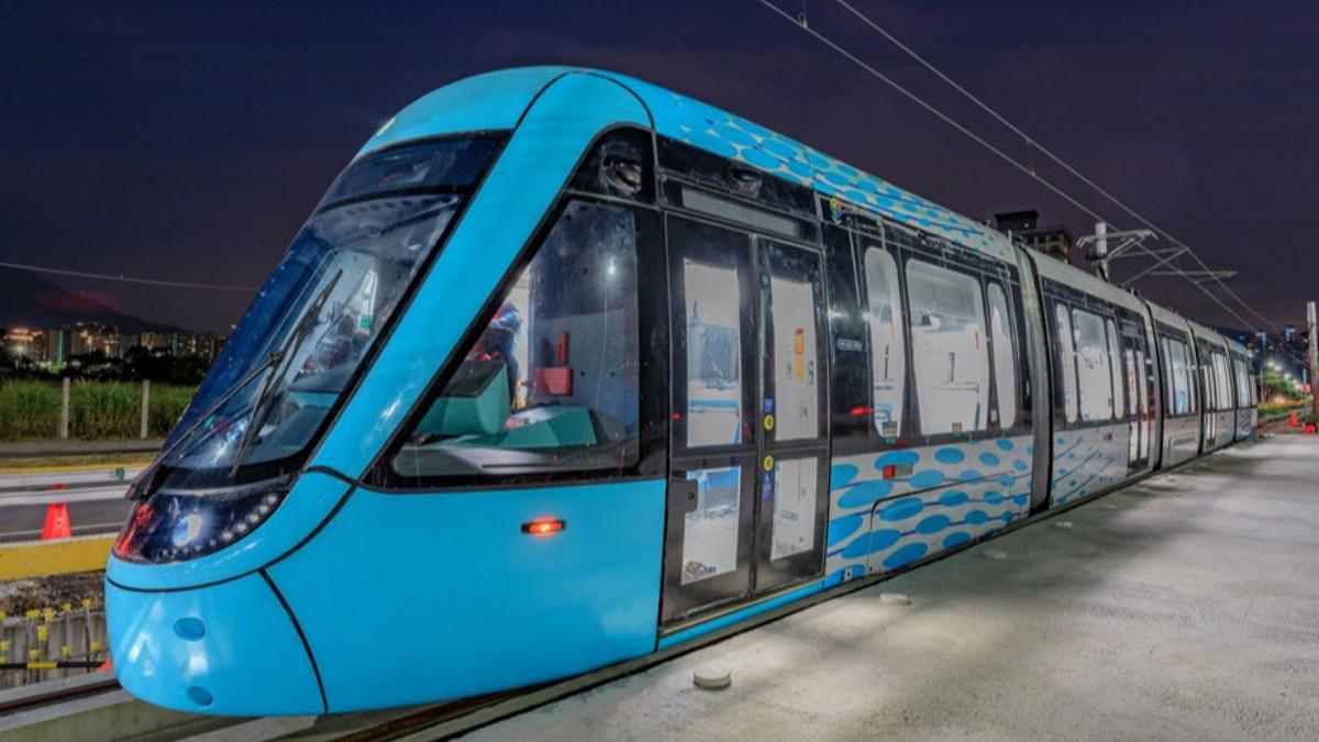 淡海輕軌列車。（圖／翻攝自新北捷運官網）