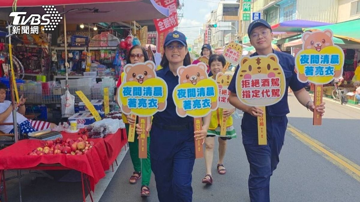 大肚、烏日與龍井的烏日分局,今年上半年發生92起行人交通事故。(圖/TVBS)