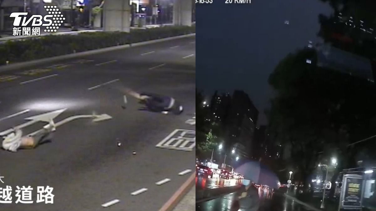 台中市西屯區短短一個半月就取締871起行人不依號誌指示違規案。（圖／TVBS）