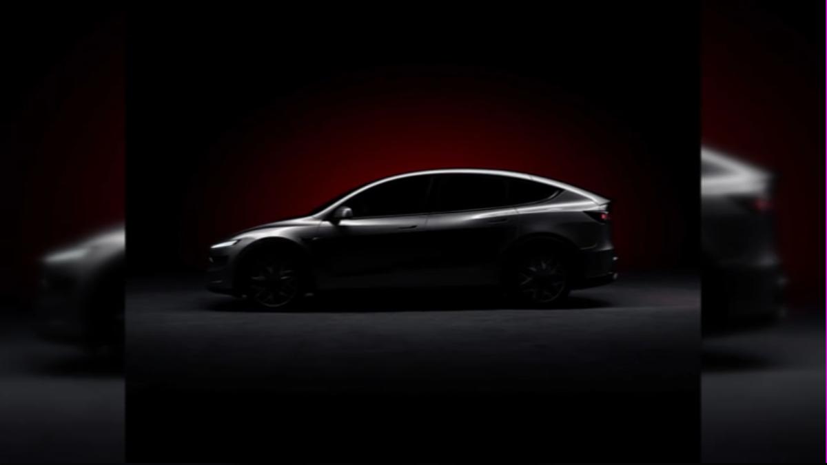 大陸特斯拉Model Y L發表,引起台灣車迷關注。(圖/特斯拉微博)
