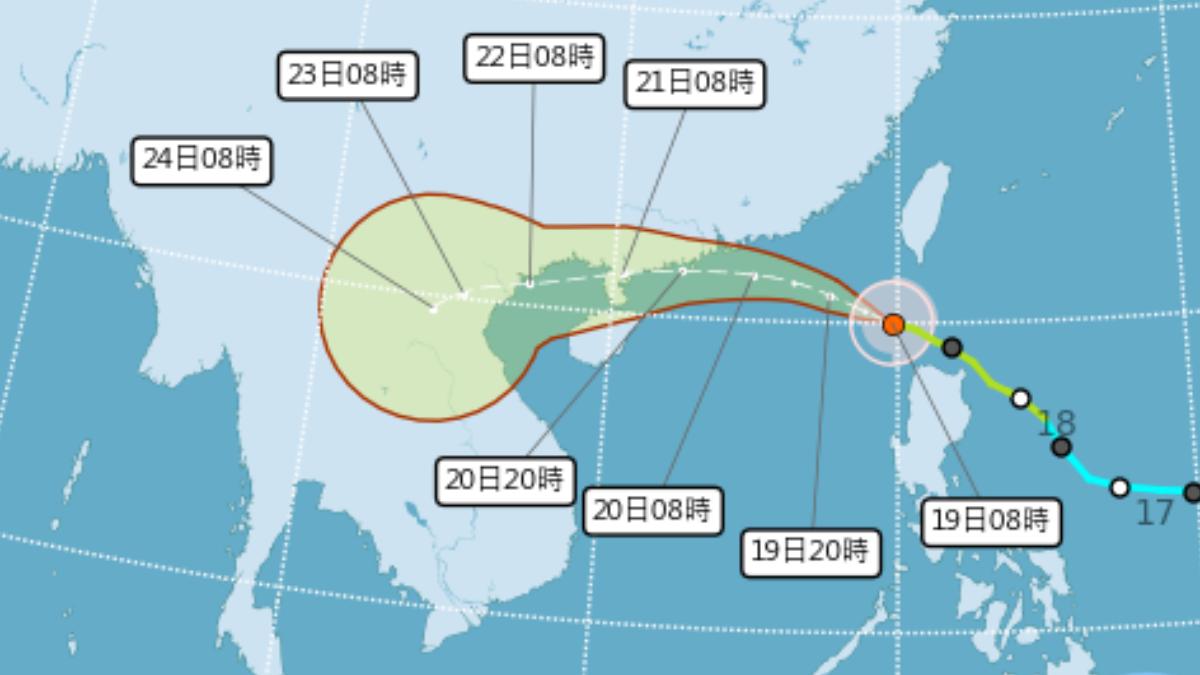 天氣/薇帕暴風圈還在長胖!今天風雨最猛 最快下午解除海警