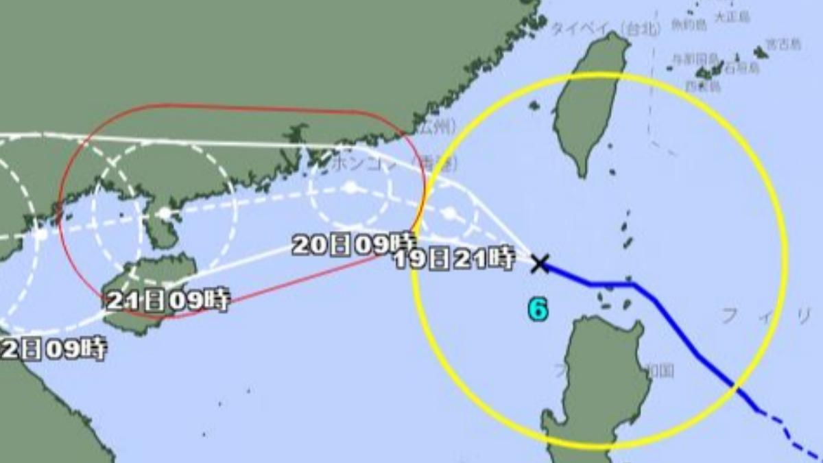 天氣/今對台影響最劇!日本氣象廳:薇帕強風域「覆蓋半個台灣」