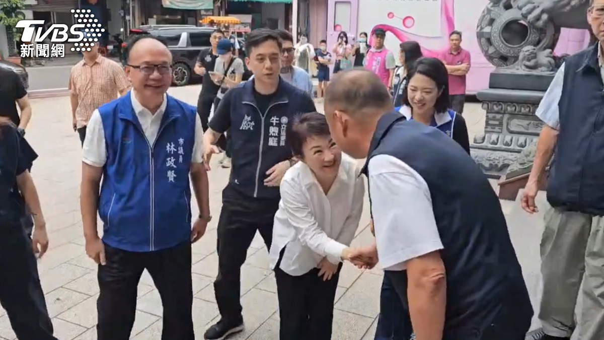 盧秀燕在選前黃金周輔選。（圖／TVBS）