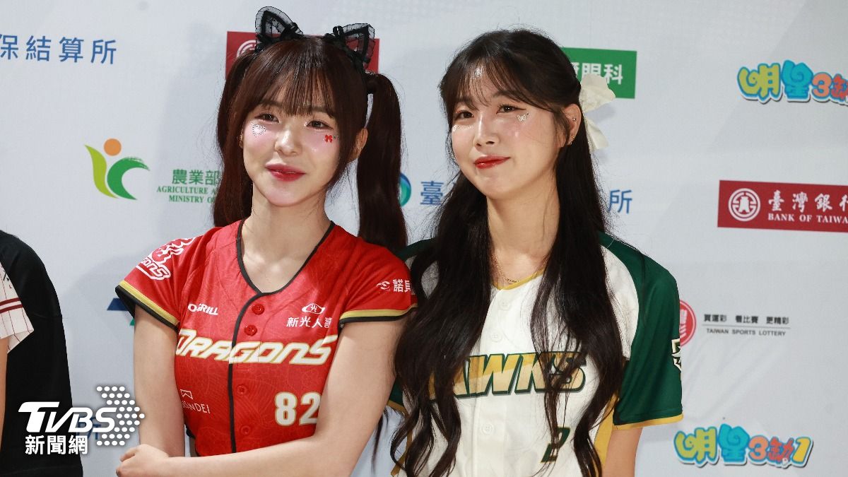 李多慧、安芝儇。(圖/華子琛攝)