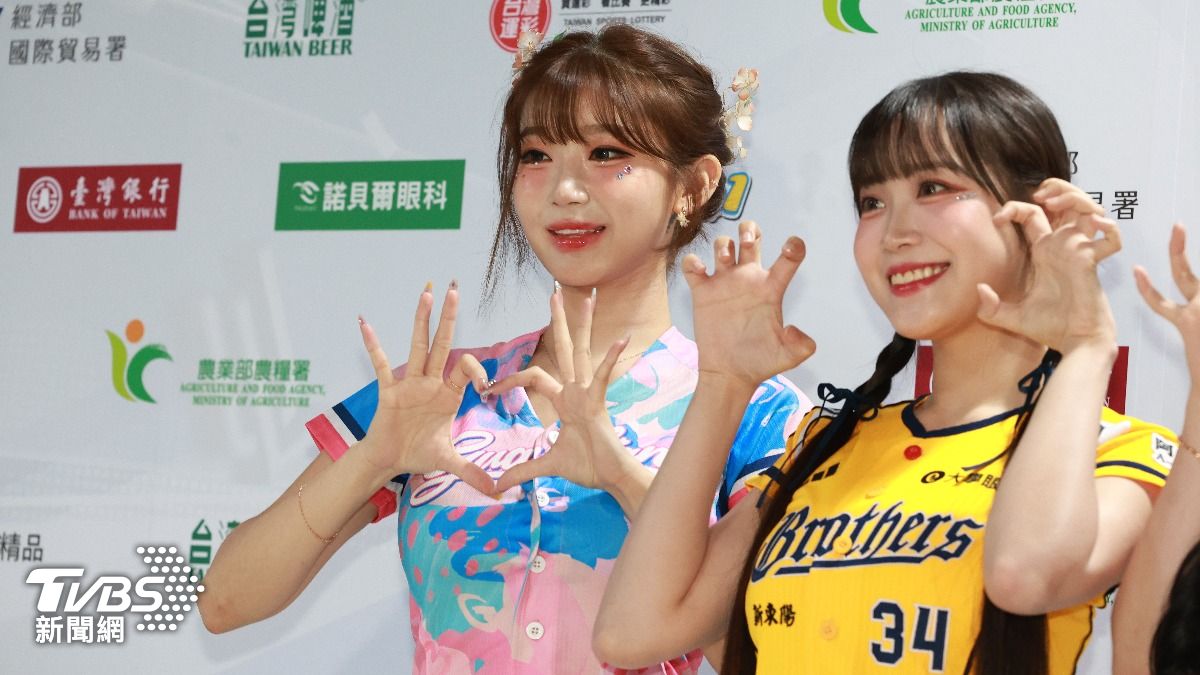 富邦韓籍啦啦隊李珠珢。(圖/華子琛攝)
