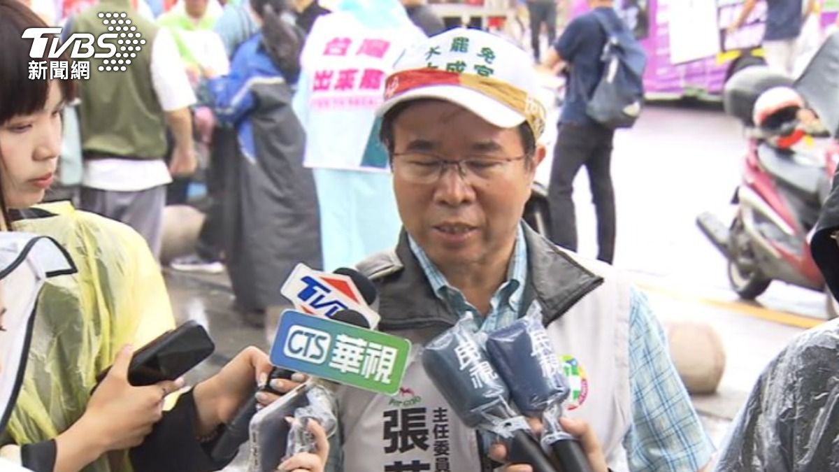 民進黨台北市黨部主委張茂楠。(圖/TVBS)