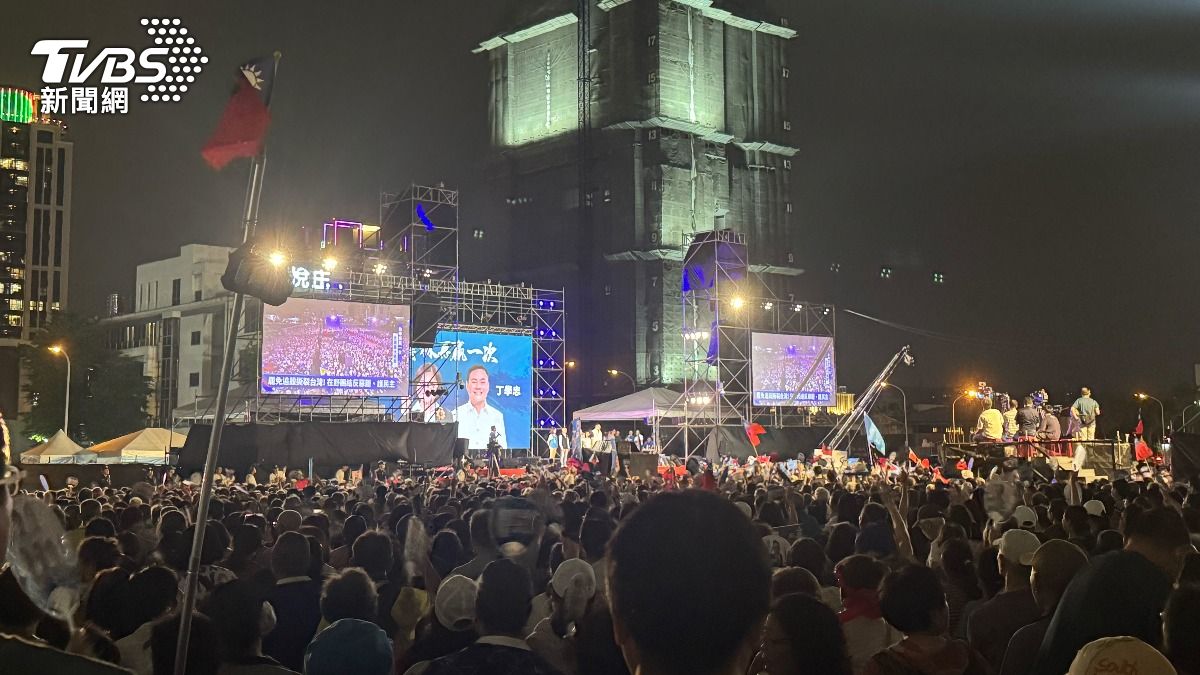 盧秀燕喊現場2萬5千人!國民黨「台中再贏一次」造勢畫面曝光