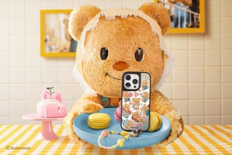 CASETiFY x 奶油小熊聯名手機殼。（圖／翻攝自butterbear.th官網）