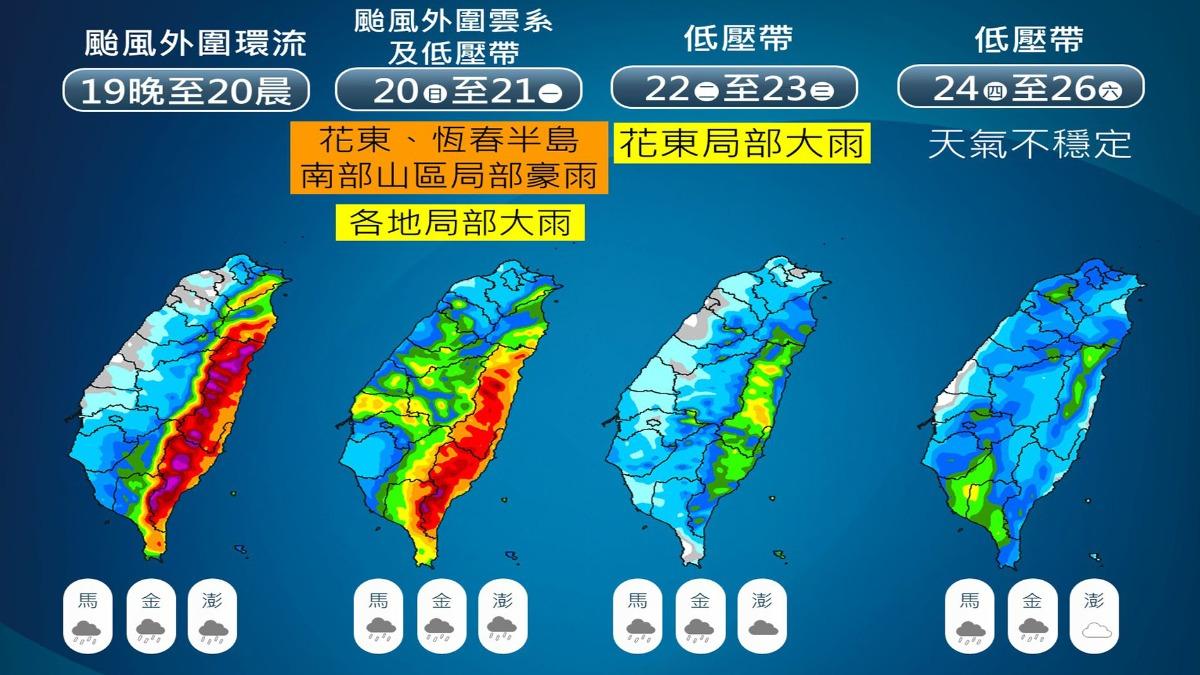 天氣-一週天氣-明天的天氣-颱風動態-颱風最新動態