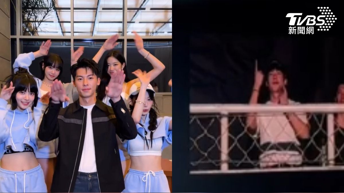 直擊/許光漢也出現了! 當兵放假驚喜亮相LE SSERAFIM演唱會