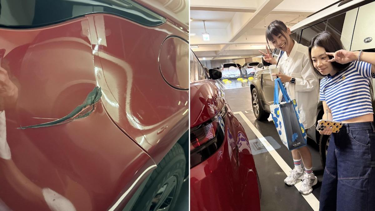 蔡阿嘎-二伯-蔡阿嘎老婆-蔡阿嘎的車-蔡阿嘎車-二伯的車-二伯愛車被刮-二伯的車受損-二伯 hahababy