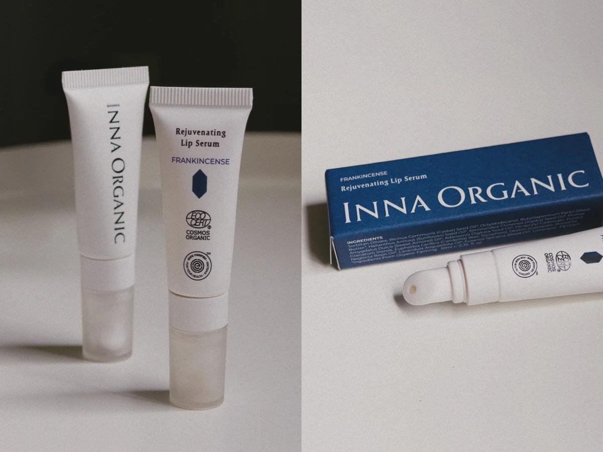 Inna Organic童顏有機 乳香撫紋潤唇精華。（圖／翻攝自Inna Organic官網）