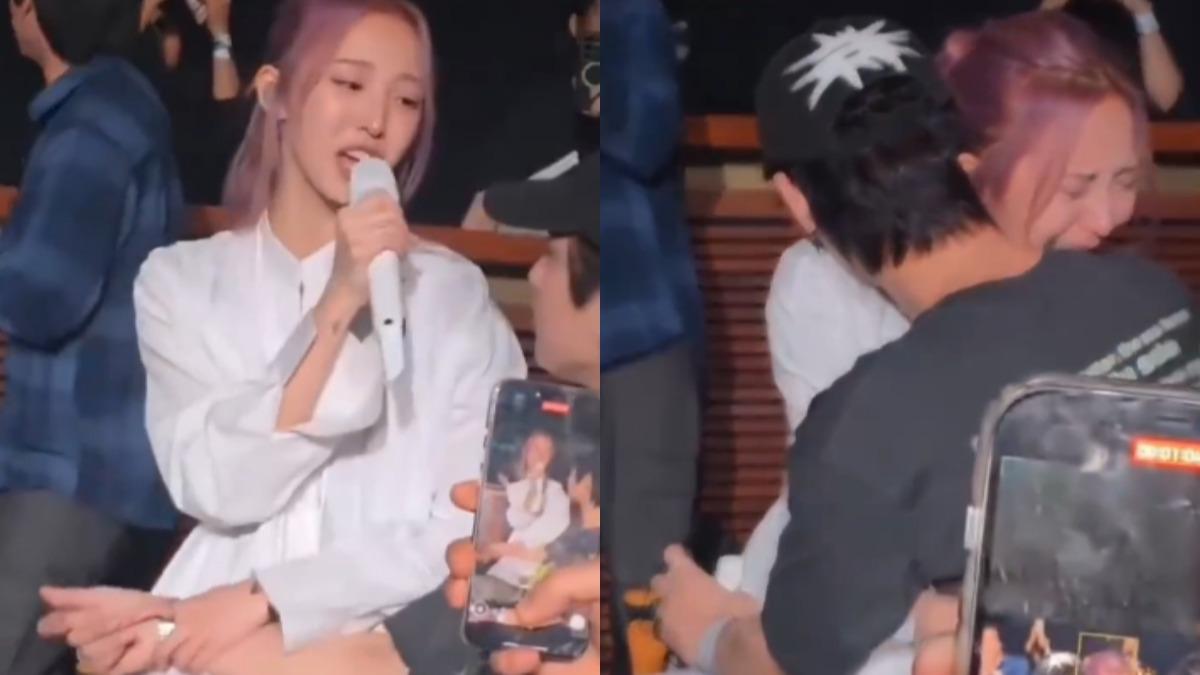 演唱會開一半!泰女星衝下台「抱男友痛哭」 網罵:花錢看談戀愛