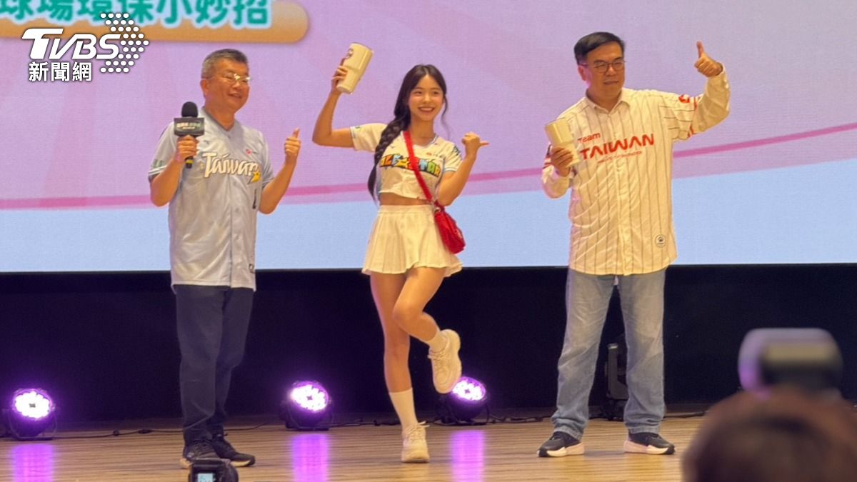 李多慧出席活動也回應,明星賽的衣服都採取特殊布料,符合環保概念。(圖/TVBS)