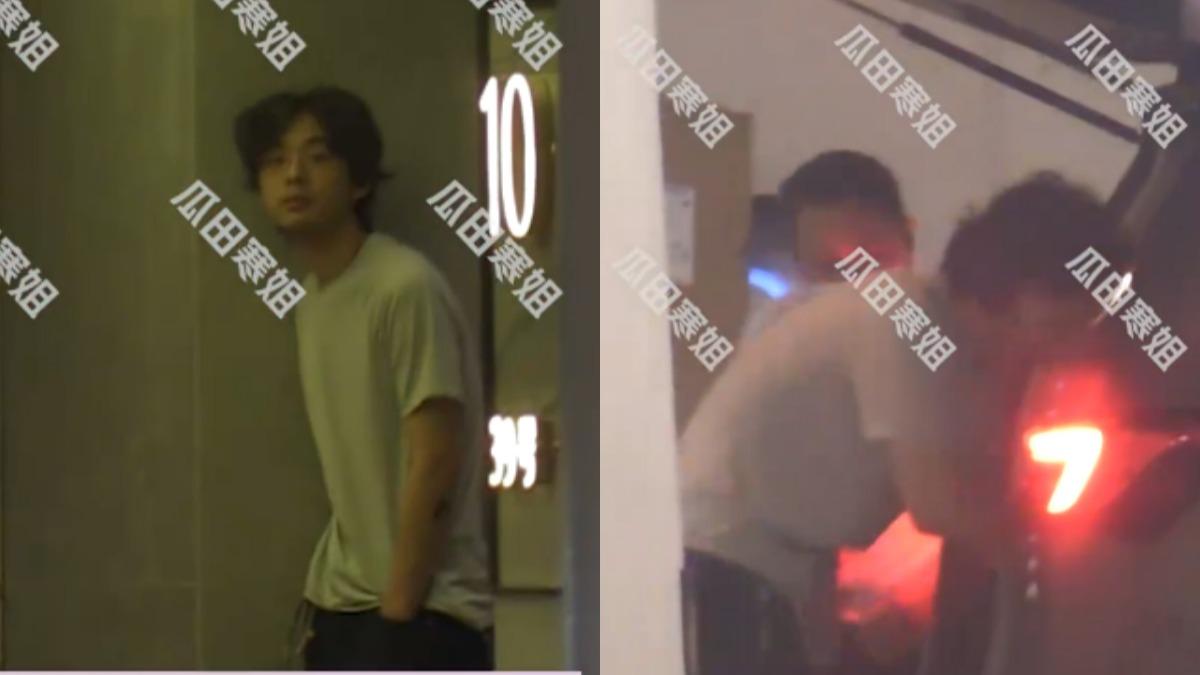安雨日前被拍到現身歐陽娜娜住處。(圖/翻攝自微博)