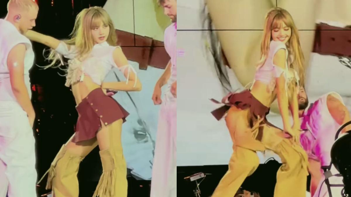 Lisa熱舞裙底「一片肉色」!整顆露出畫面瘋傳 網:以為沒穿