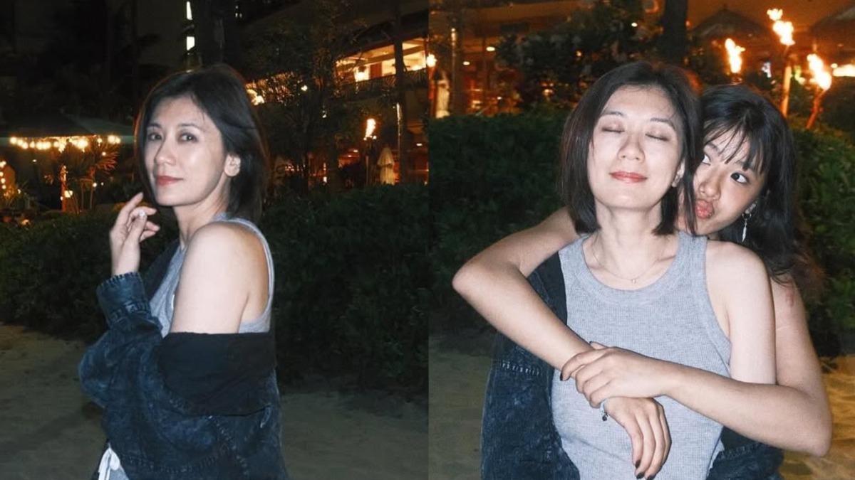 賈靜雯曬出與大女兒梧桐妹的合照,母女間的感情讓人羨慕。(圖/翻攝自賈靜雯IG)
