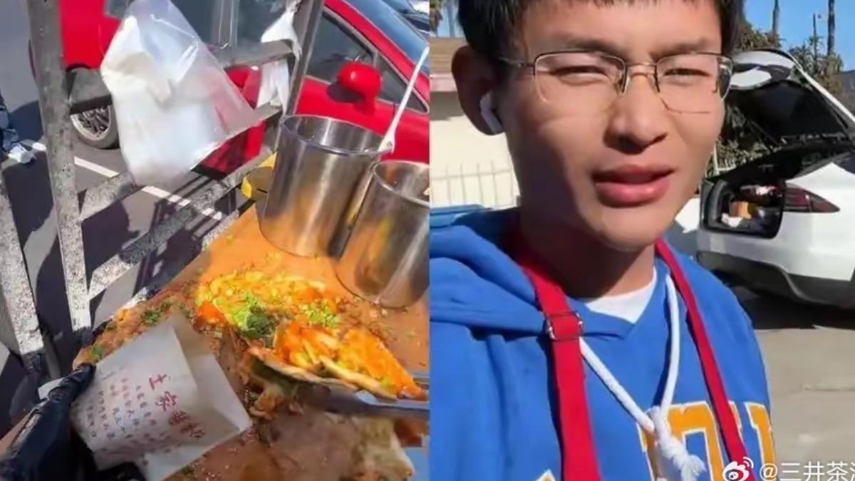 陸網紅LA賣「醬香餅一張1700」賺翻 一原因被當街上銬