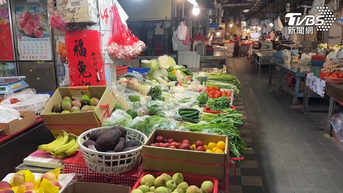 颱風接連襲台,導致菜價不斷飆漲,部分菜品都已經翻倍漲。(圖/TVBS)