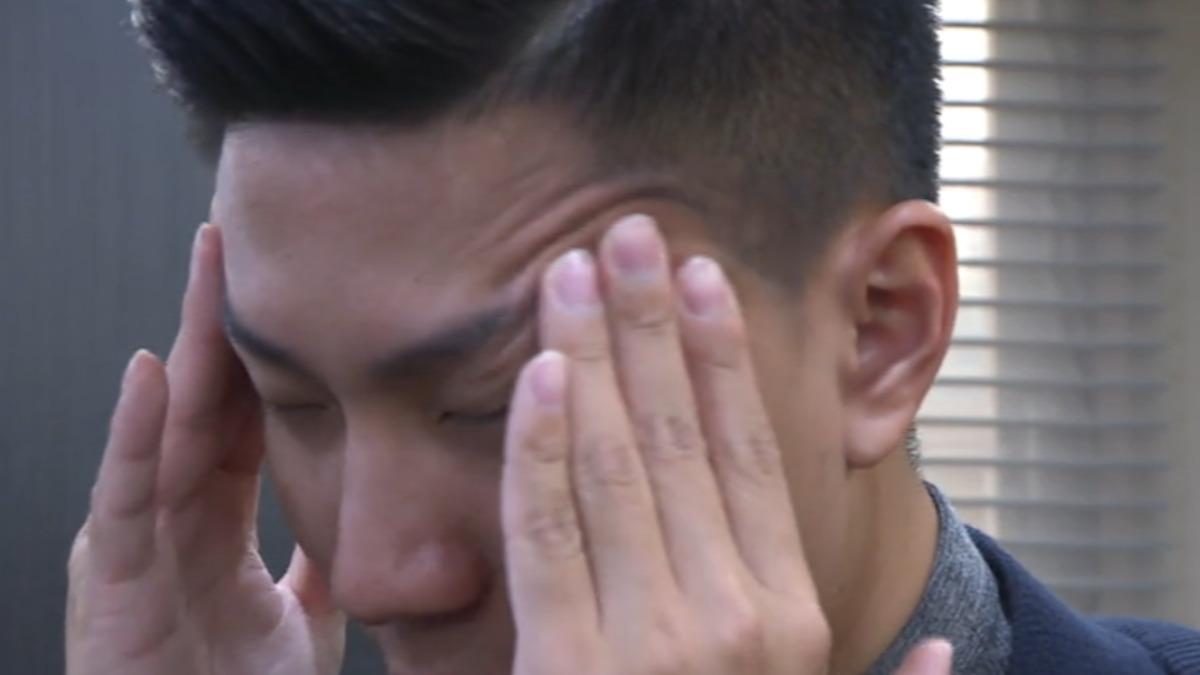 頭痛會要命!中醫師指出,針灸、穴位按摩可舒緩。(圖/TVBS)