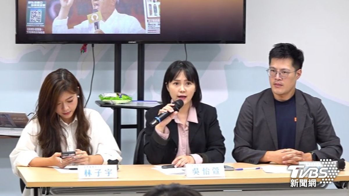 民眾黨發言人吳怡萱（圖／TVBS資料畫面）