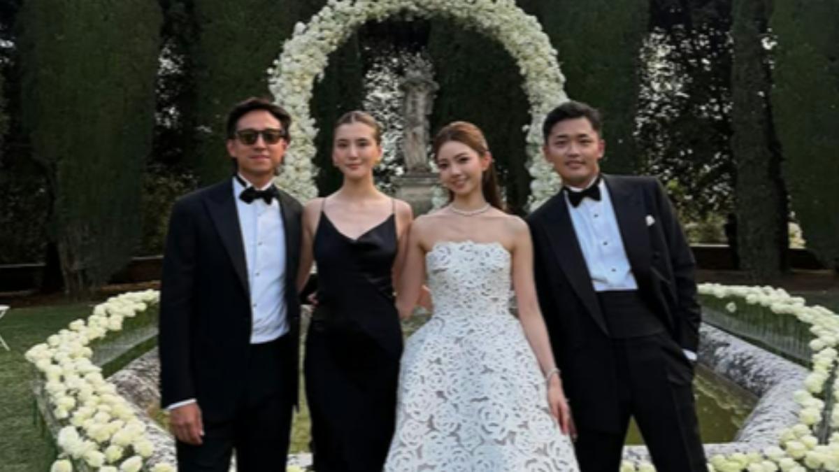 吳千語當網紅閨密伴娘 「百億富三代」老公曬恩愛引懷孕猜測