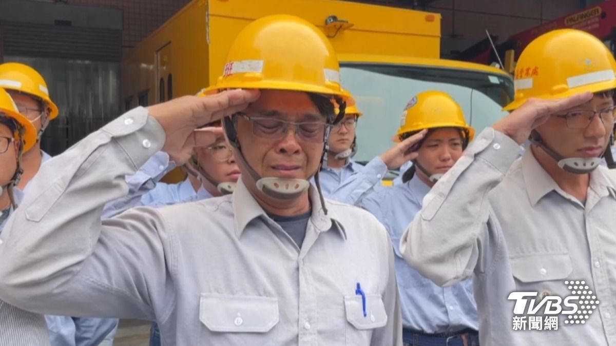 李元瀚回家了!台電300員工敬禮淚喊「任務結束」 工程車送行