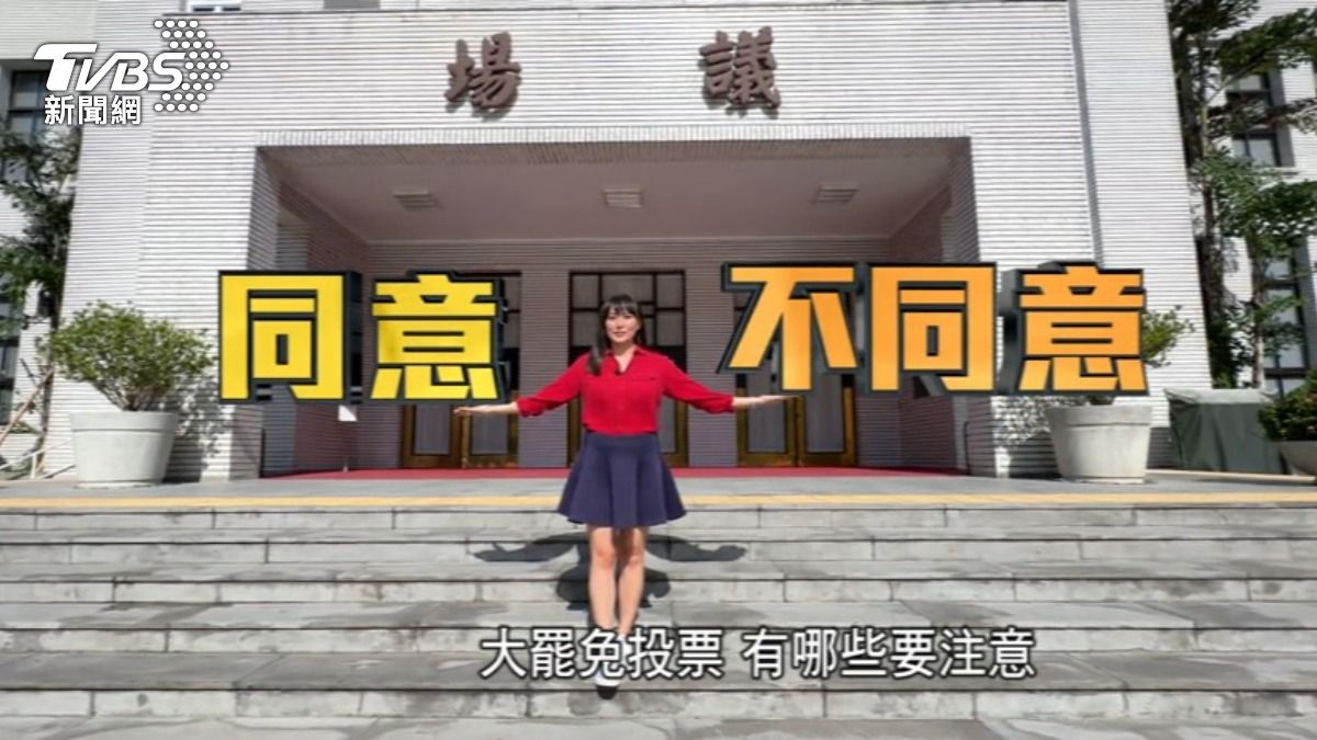 無論您同意還是不同意,大罷免投票,有哪些要注意?來看我們的2分鐘懶人包整理。(圖/TVBS)