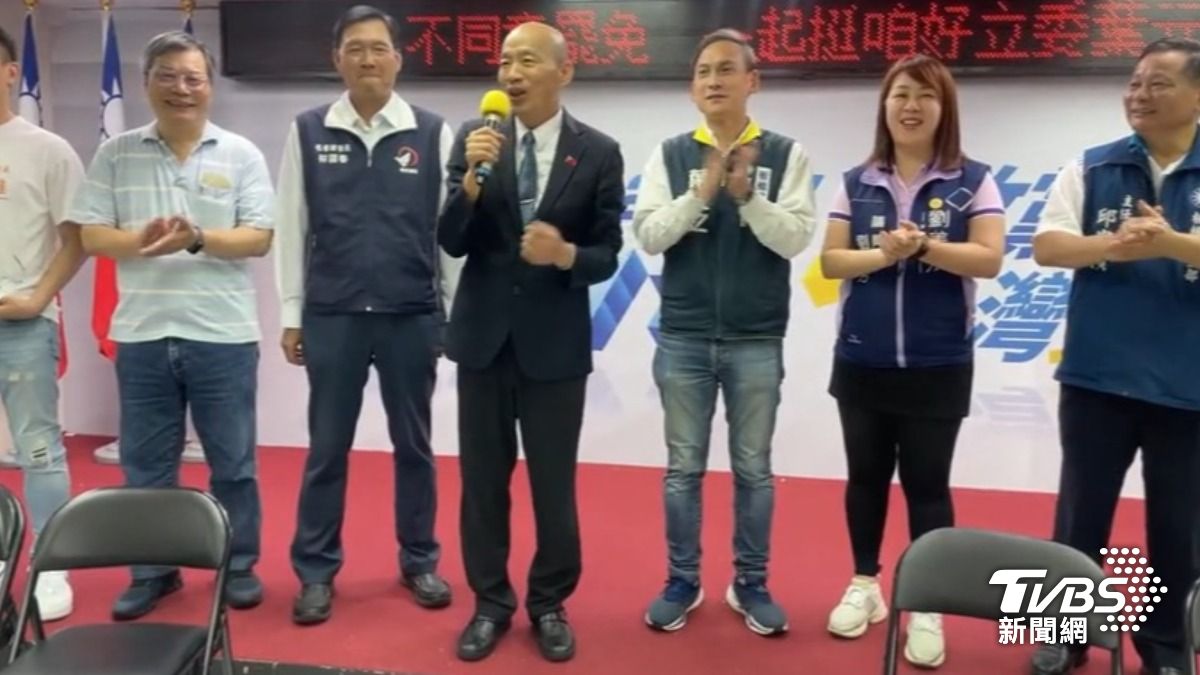 韓國瑜站台葉元之(圖/TVBS資料畫面)