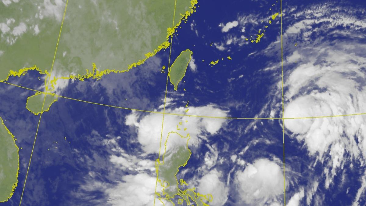 天氣/颱風窩大爆發!「范斯高」週五最近台 北部東北部雨炸