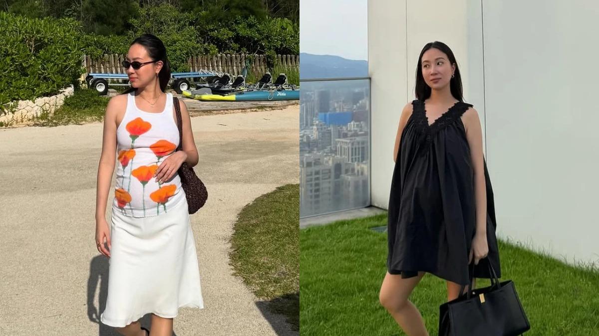 遮肚還能穿出腰身！楊祐寧妻Melinda授「5大孕婦穿搭」技巧