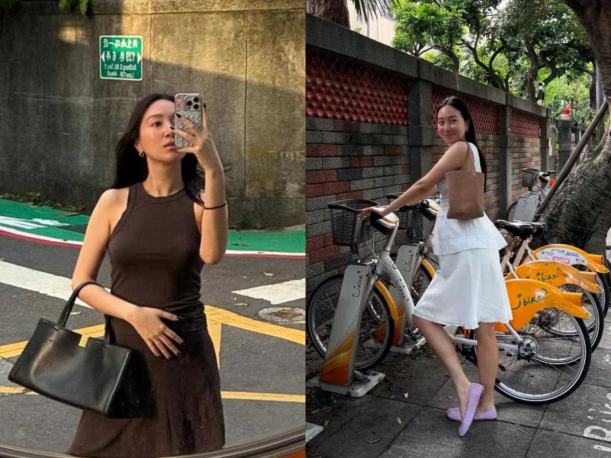 Melinda一直是同色穿搭的愛好者。(圖/翻攝自IG@wangmelinda)