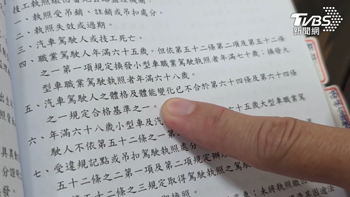 監理所表示車主是領有大型職業大客車駕照,謹慎處理才會發函要求。(圖/TVBS)