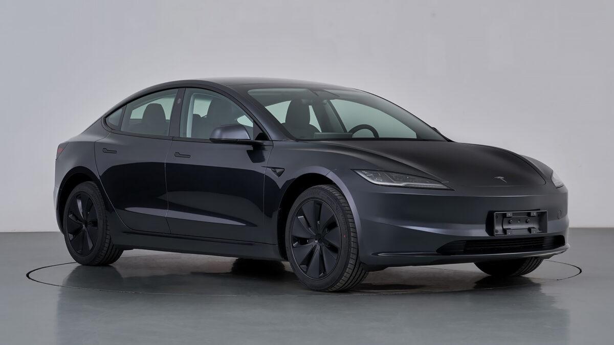 中國工信部申報資料中的Model 3+外型與現行Model 3煥新版接近。（圖／Tesla）