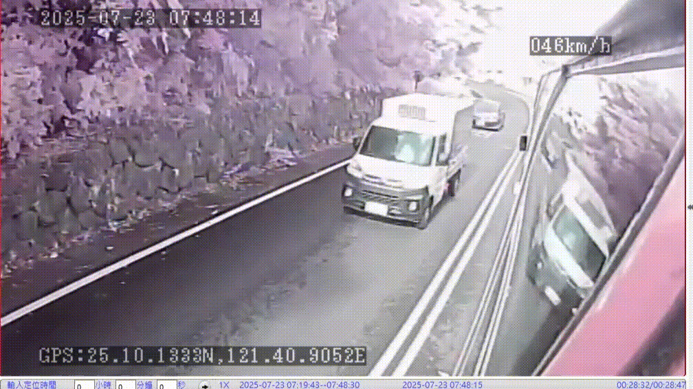有片/萬里車禍瞬間曝!客運第一排乘客 聽音樂遭迎面撞死