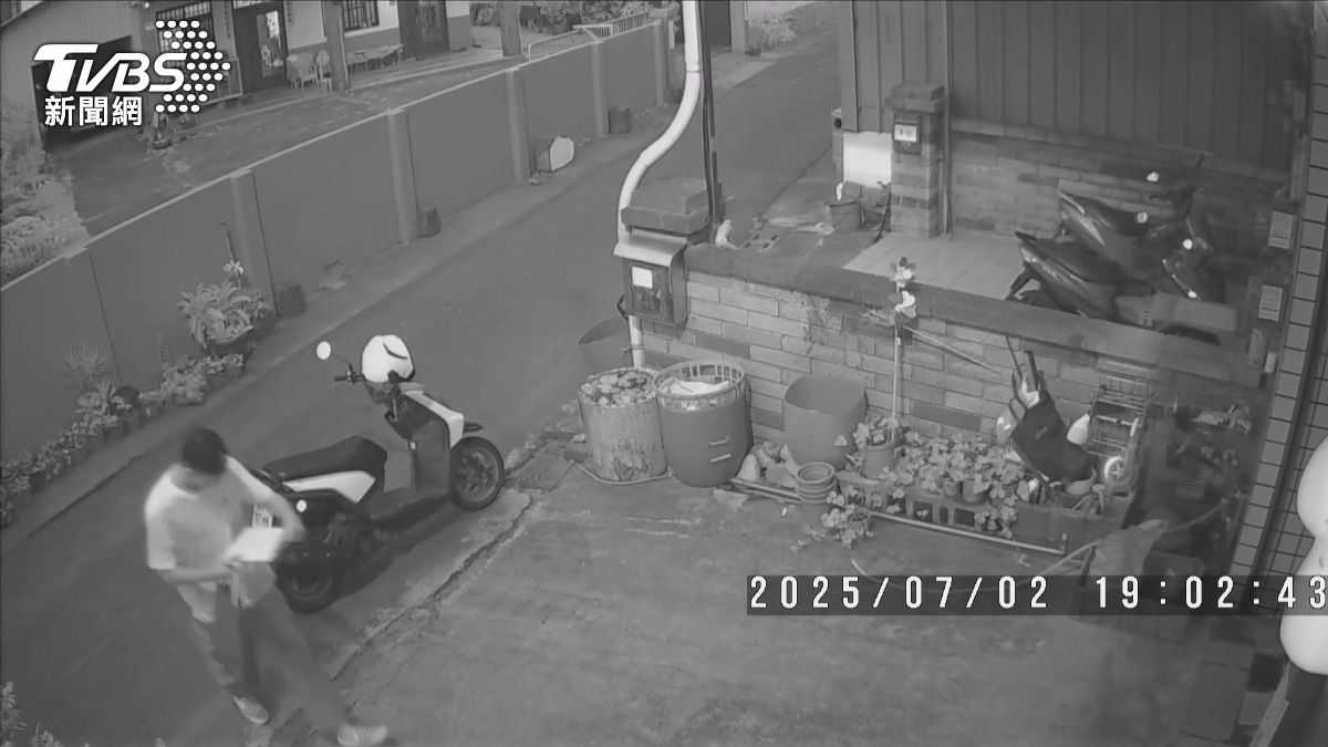 林男遭控潑漆前妻父家，台南警跨轄搜索惹爭議。(圖／屋主提供)