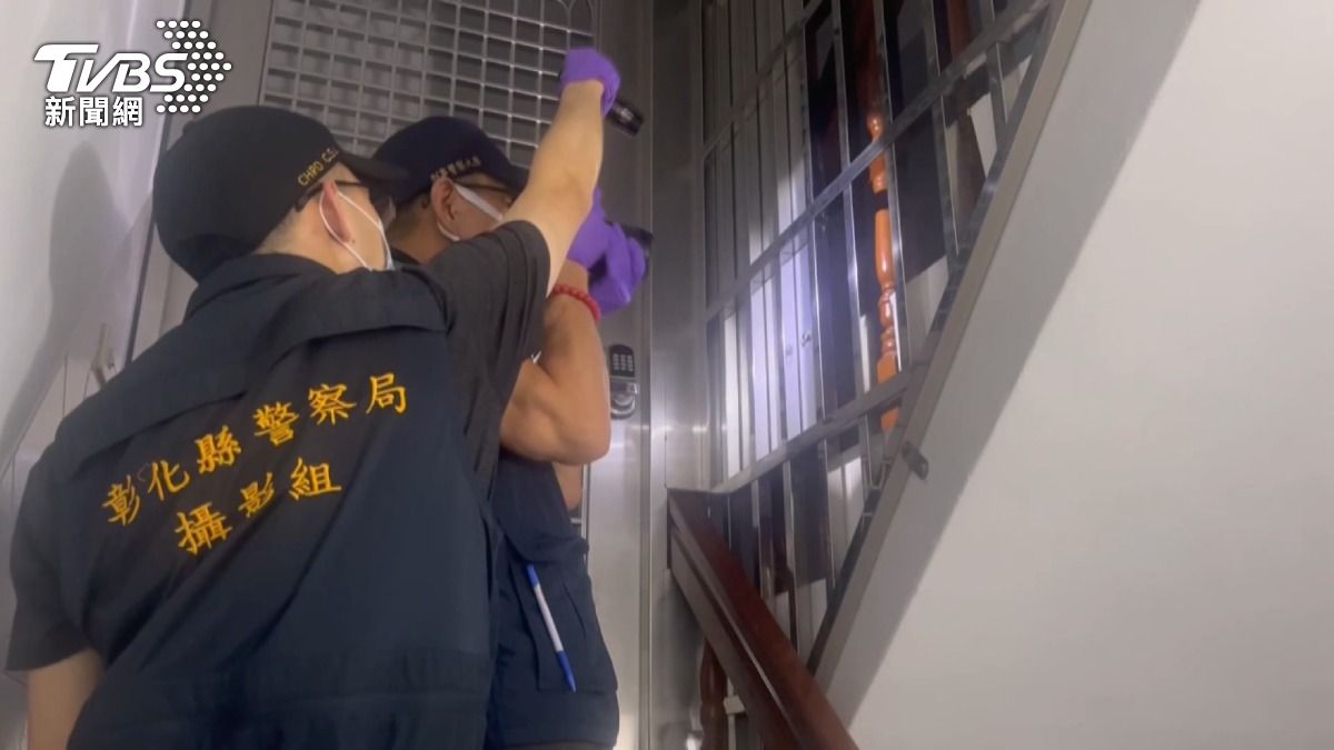 「警察查警察」風暴！台南刑警搜索，彰化員警到場蒐證。(圖／屋主提供)
