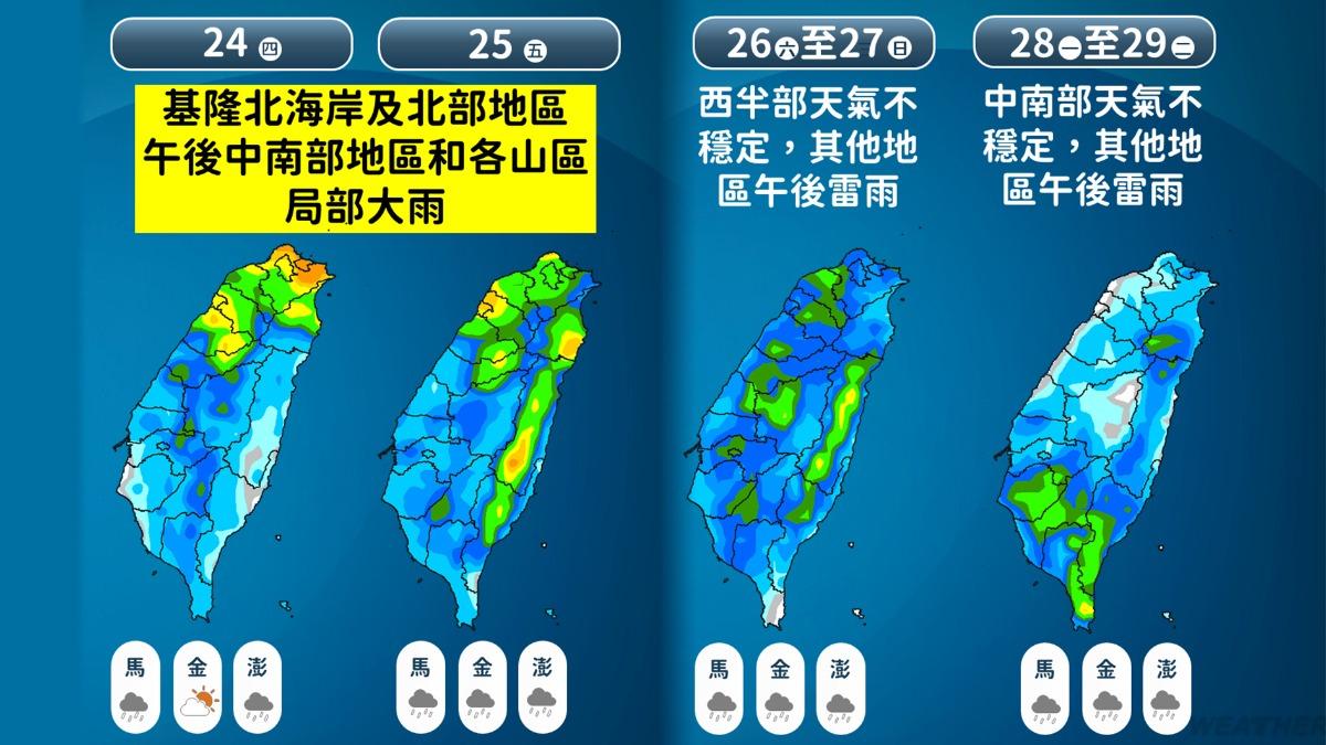 颱風范斯高-颱風竹節草-颱風-颱風預報-颱風路徑-颱風動態-明天天氣-明天降雨-天氣預報
