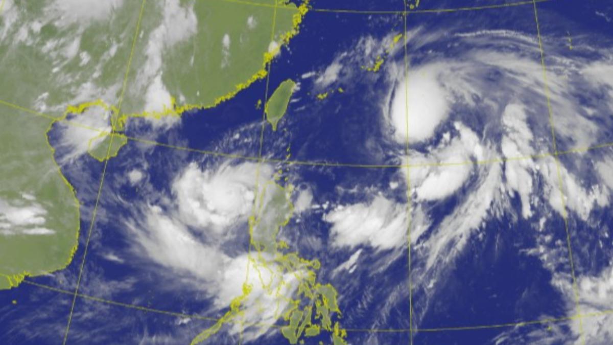 快訊/雙颱共舞!竹節草颱風生成 明起「2地」變天防雷雨