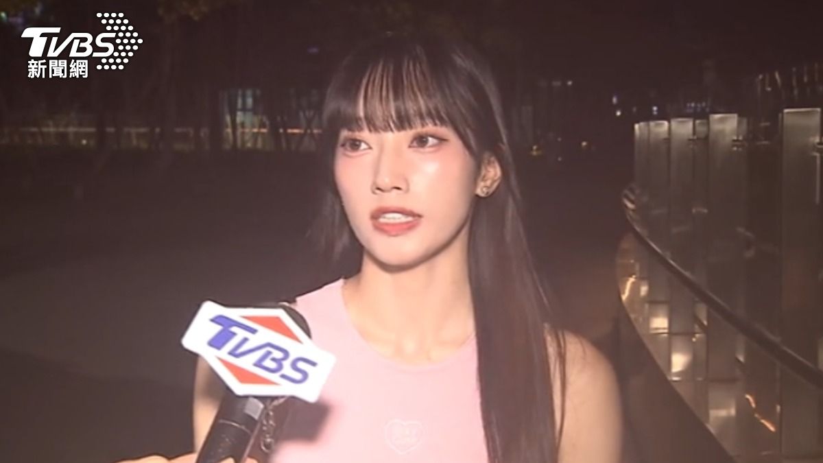 職籃啦啦隊女神闕闕被警方誤認成外籍移工。(圖/TVBS)