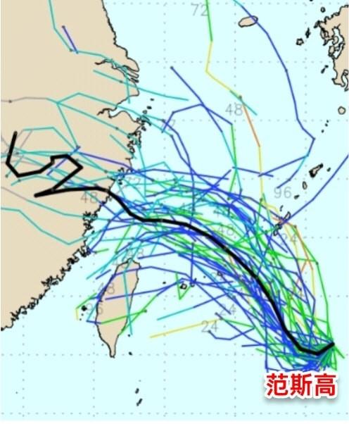 藤原效應,颱風,竹節草颱風,雙颱,颱風台灣,颱風動態最新,范斯高颱風,颱風路徑,颱風路徑最新,中央氣象署