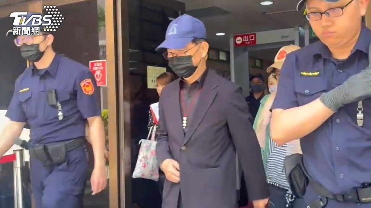 彭振聲喪妻後首出庭。(圖/TVBS)