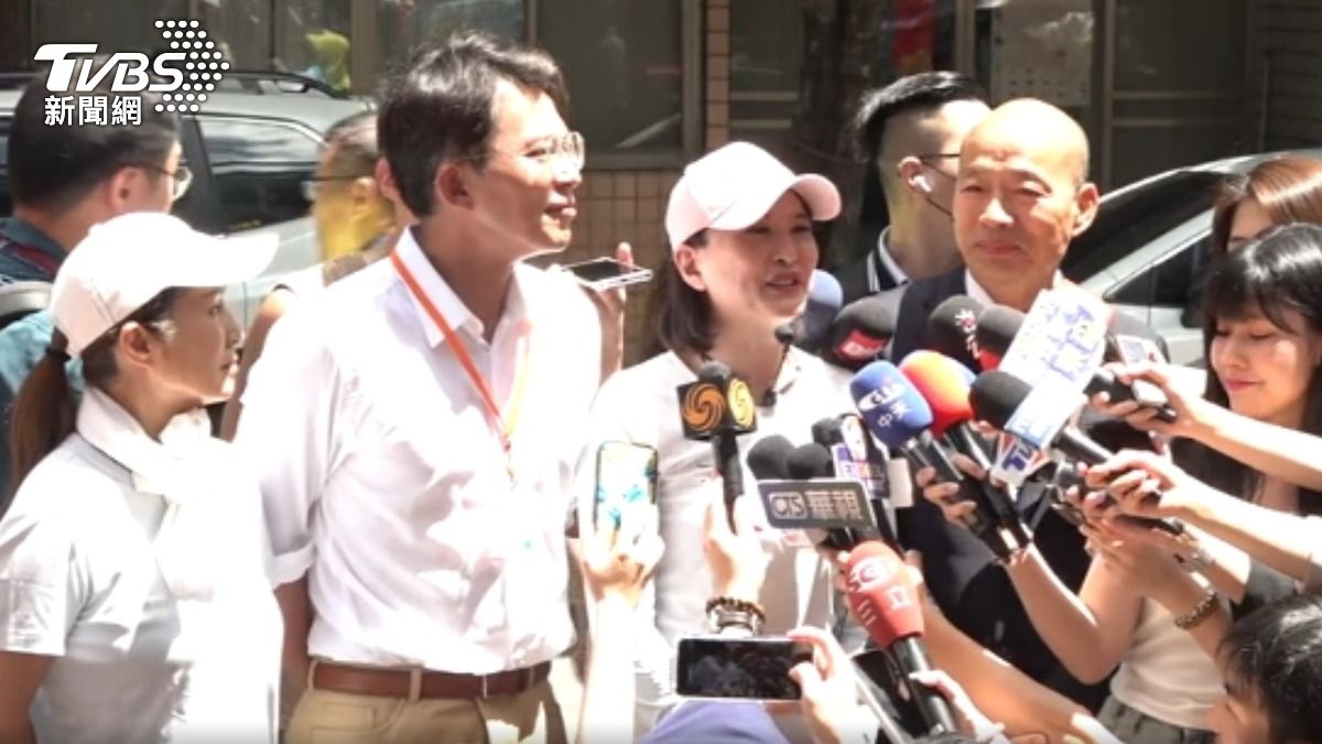 蔡英文未提「罷免成功」 韓國瑜口誤:國民黨大失敗。(圖/TVBS)