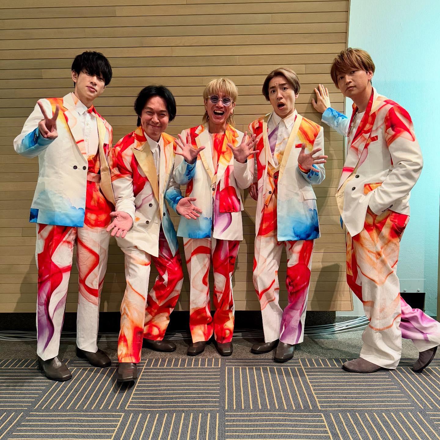 SUPER EIGHT成員左起橫山裕、丸山隆平、安田章大、村上信五跟大倉忠義。(圖/翻攝自SUPER EIGHT推特)