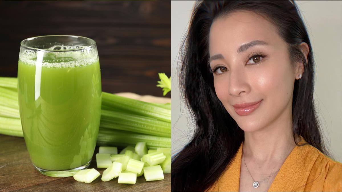 李蒨蓉飲西芹汁出現異狀!醫揭「這類人」恐有危險:需謹慎